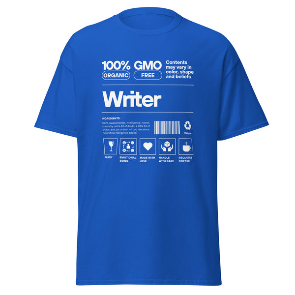 T-Shirt Classic - Writer white ein Produkt von SCHIETKRAM