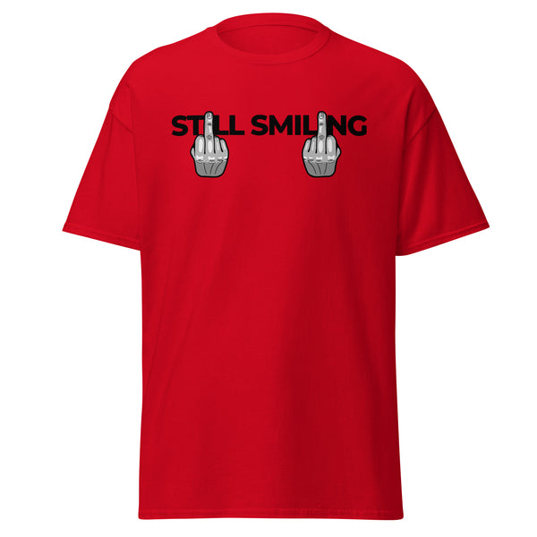 T-Shirt Classic - Still Smiling black ein Produkt von SCHIETKRAM