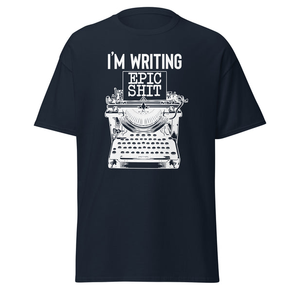T-Shirt Classic - Writing Epic Shit white ein Produkt von SCHIETKRAM