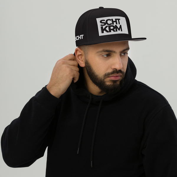 Snapback Hat - SCHTKRM 3D white ein Produkt von SCHIETKRAM