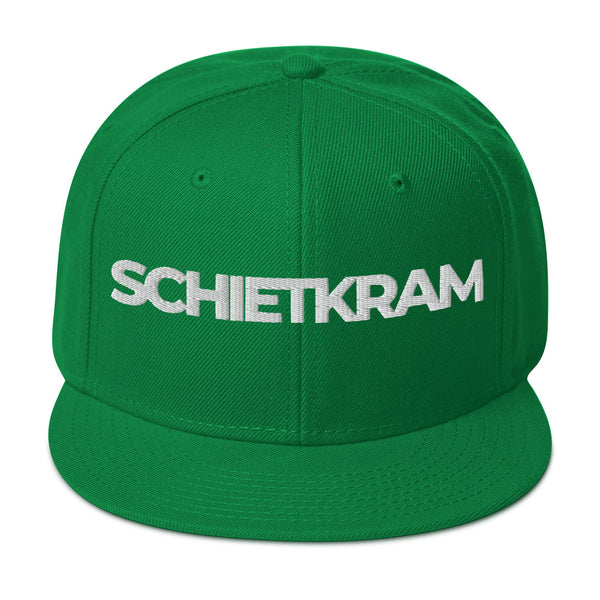Snapback Hat - SCHIETKRAM 3D white ein Produkt von SCHIETKRAM
