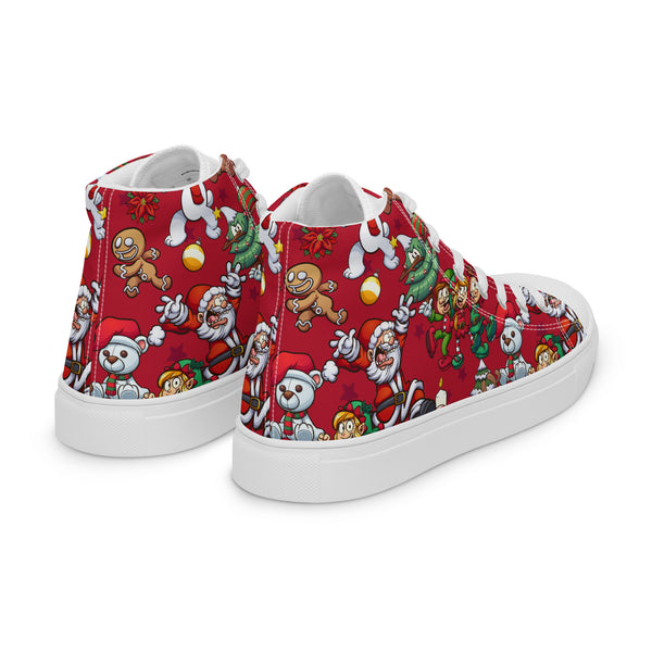 Canvas High-Top Sneaker - Crazy Christmas ein Produkt von SCHIETKRAM