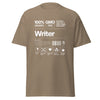 T-Shirt Classic - Writer white ein Produkt von SCHIETKRAM