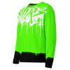 Allover Print Sweatshirt - Green Message ein Produkt von SCHIETKRAM