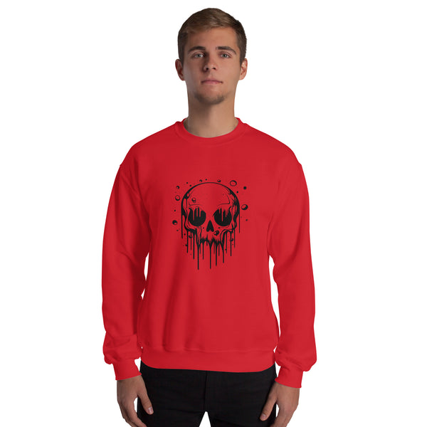 Sweatshirt - Melting Skull black ein Produkt von SCHIETKRAM
