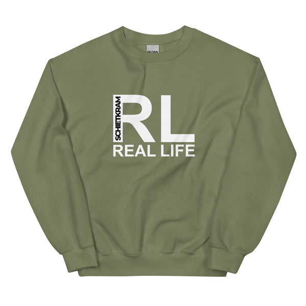 Sweatshirt - Real Life white ein Produkt von SCHIETKRAM