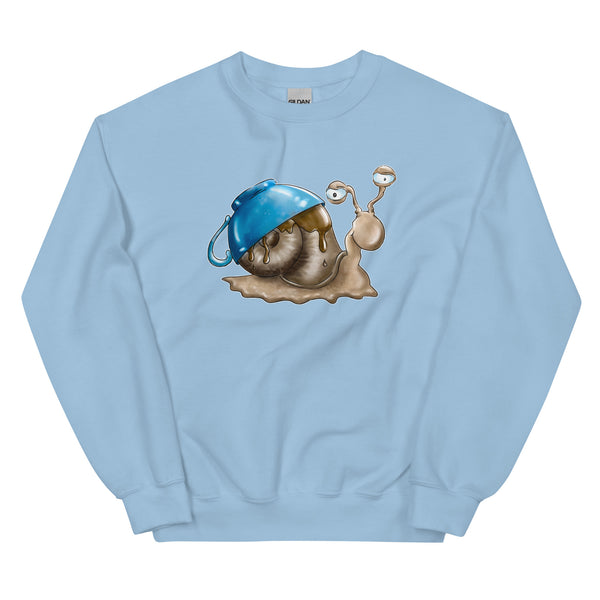 Sweatshirt - Schnegge by Wanderkraehe ein Produkt von SCHIETKRAM