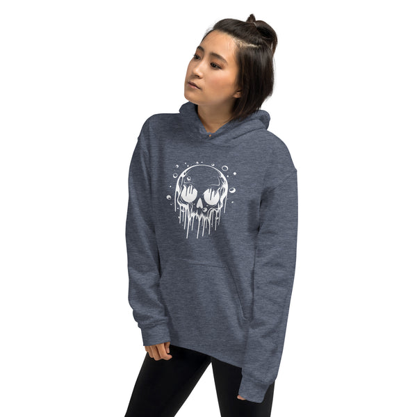 Hoodie Classic - Melting Skull white ein Produkt von SCHIETKRAM