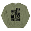Sweatshirt - Ich kann alles erklären black ein Produkt von SCHIETKRAM