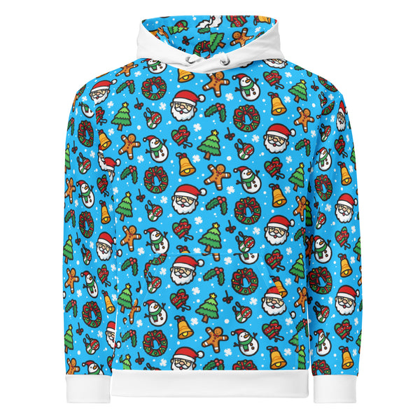 Allover Print Hoodie - Christmas Comic ein Produkt von SCHIETKRAM