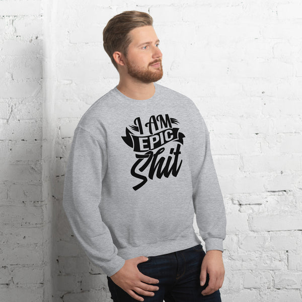 Sweatshirt - I am epic shit black ein Produkt von SCHIETKRAM