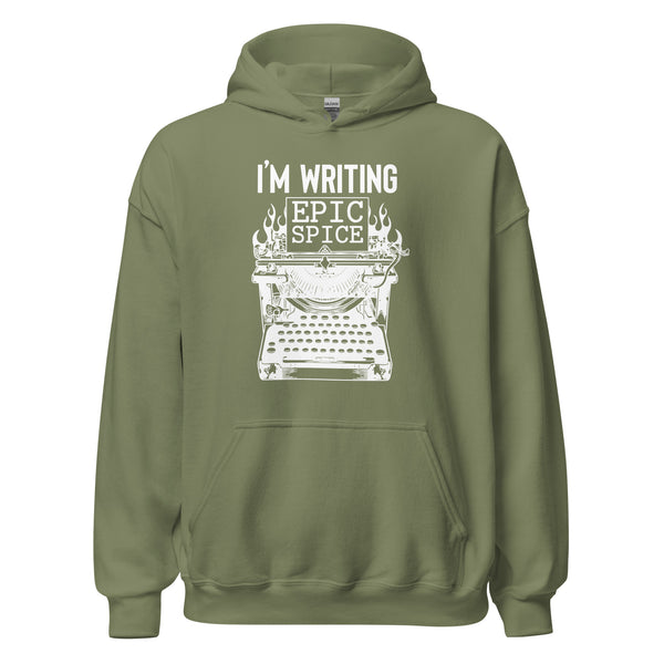 Hoodie Classic - I'm writing epic spice white ein Produkt von SCHIETKRAM