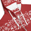 Zip-Hoodie Allover-Print - Weihnachten Tres Chic ein Produkt von SCHIETKRAM