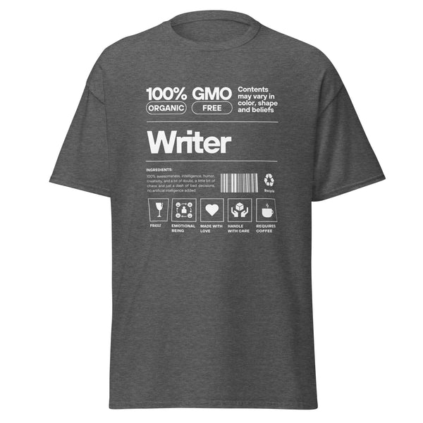 T-Shirt Classic - Writer white ein Produkt von SCHIETKRAM