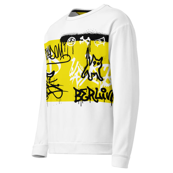 Allover Print Sweatshirt - Y-Stripe ein Produkt von SCHIETKRAM