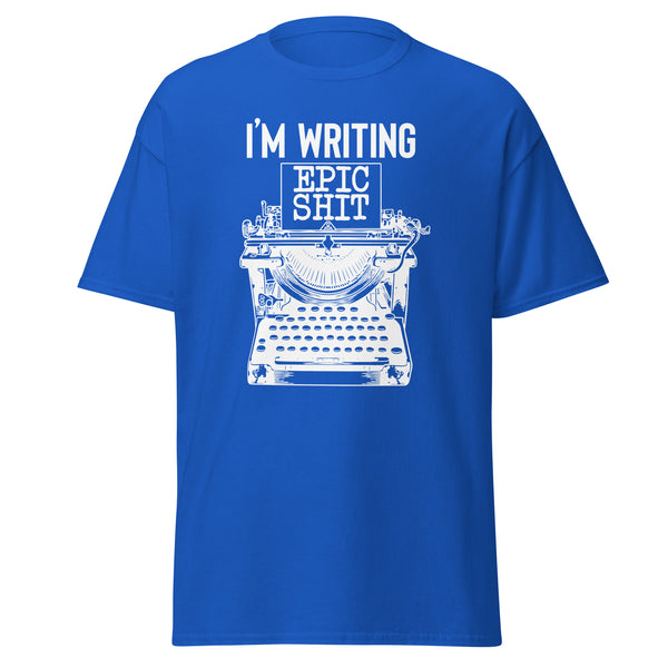 T-Shirt Classic - Writing Epic Shit white ein Produkt von SCHIETKRAM