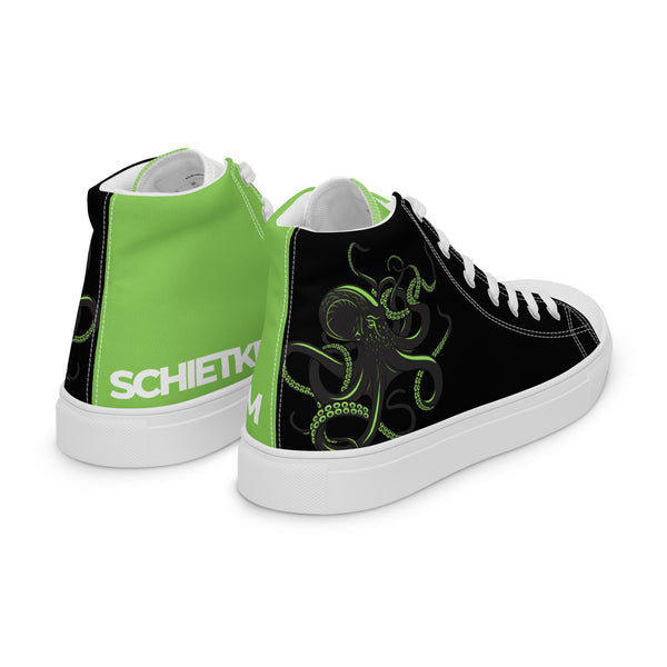 Canvas High-Top Sneaker - Oktopus white ein Produkt von SCHIETKRAM