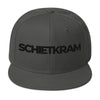 Snapback Hat - SCHIETKRAM 3D black ein Produkt von SCHIETKRAM