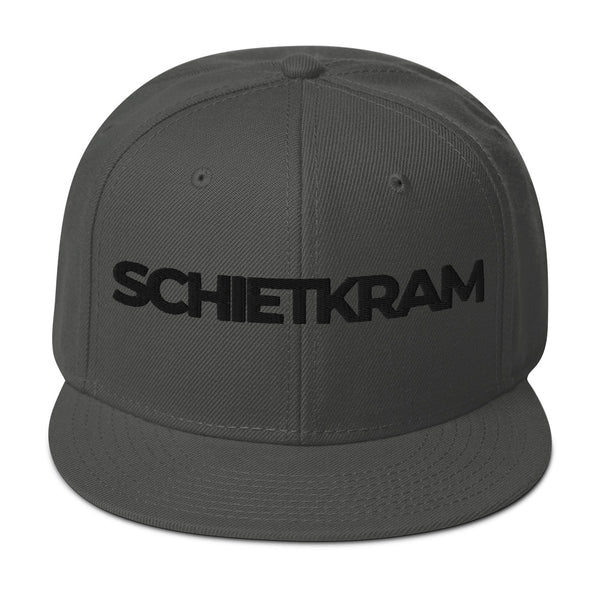 Snapback Hat - SCHIETKRAM 3D black ein Produkt von SCHIETKRAM