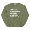 Sweatshirt - Create something no on else can white ein Produkt von SCHIETKRAM