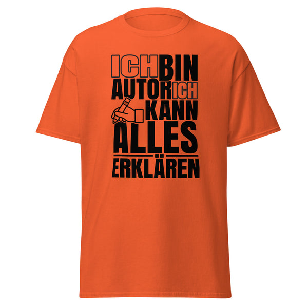 T-Shirt Classic - Ich kann alles erklären black ein Produkt von SCHIETKRAM