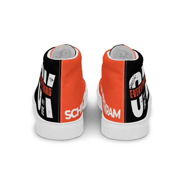 Canvas High-Top Sneaker - Everything will be OK white ein Produkt von SCHIETKRAM