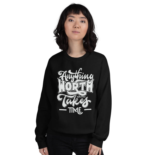 Sweatshirt - Anything Worth Having white ein Produkt von SCHIETKRAM