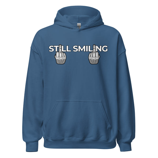 Hoodie Classic - Still Smiling white ein Produkt von SCHIETKRAM