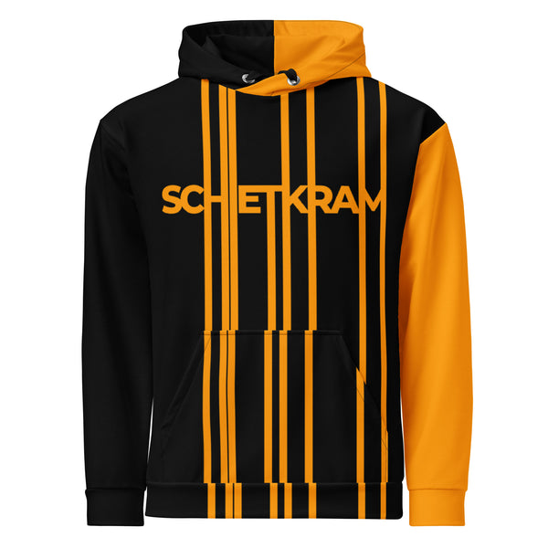 Allover Print Hoodie - Web orange ein Produkt von SCHIETKRAM