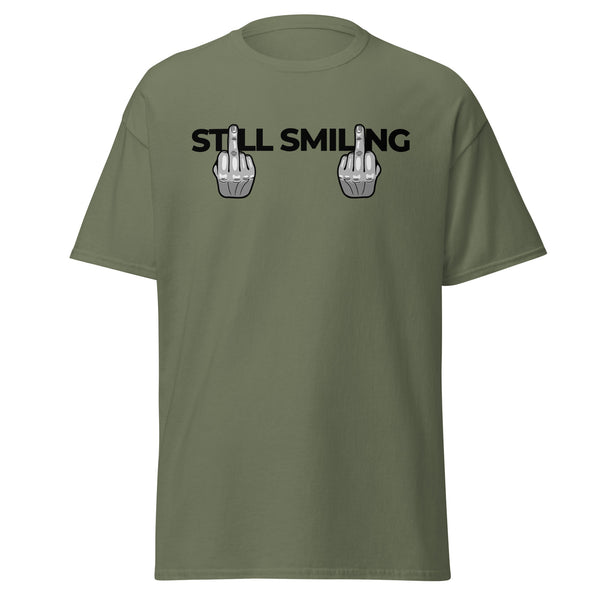 T-Shirt Classic - Still Smiling black ein Produkt von SCHIETKRAM
