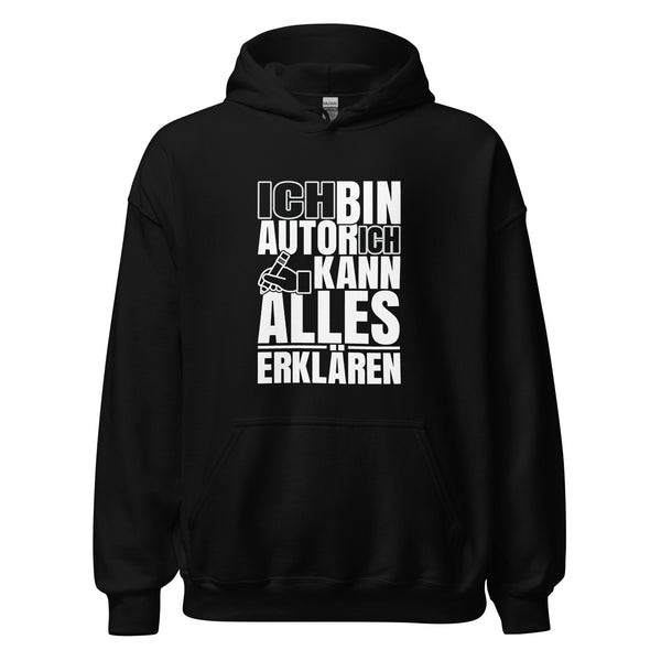 Hoodie Classic - Ich kann alles erklären white ein Produkt von SCHIETKRAM