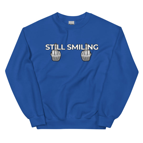 Sweatshirt - Still Smiling white ein Produkt von SCHIETKRAM