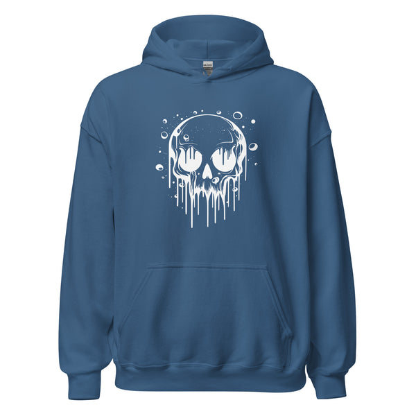 Hoodie Classic - Melting Skull white ein Produkt von SCHIETKRAM