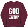Sweatshirt - God of Writing ein Produkt von SCHIETKRAM