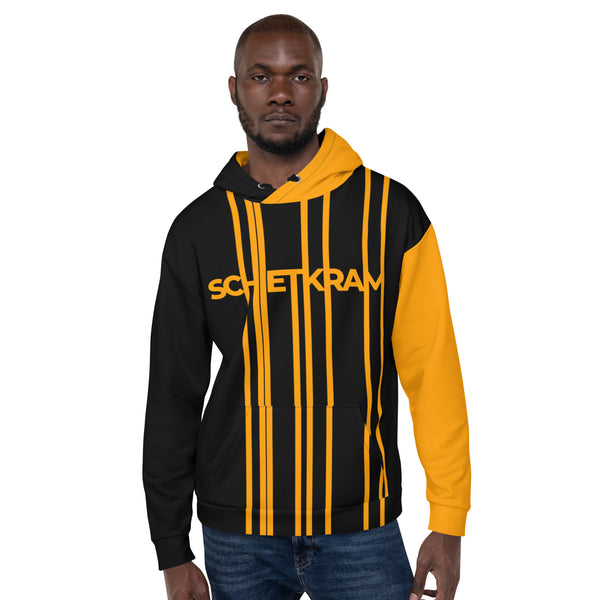 Allover Print Hoodie - Web orange ein Produkt von SCHIETKRAM