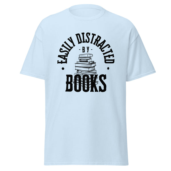 T-Shirt Classic - Easily Distracted by Books black ein Produkt von SCHIETKRAM
