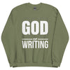 Sweatshirt - God of Writing ein Produkt von SCHIETKRAM