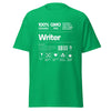 T-Shirt Classic - Writer white ein Produkt von SCHIETKRAM