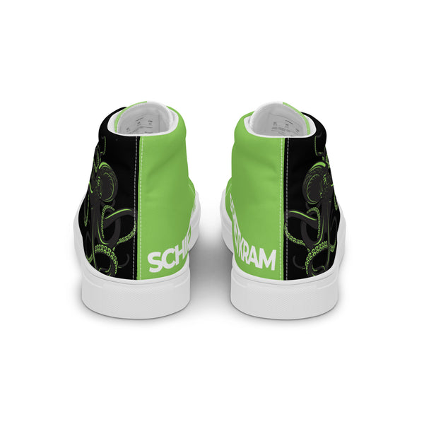 Canvas High-Top Sneaker - Oktopus white ein Produkt von SCHIETKRAM