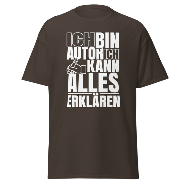 T-Shirt Classic - Ich kann alles erklären white ein Produkt von SCHIETKRAM