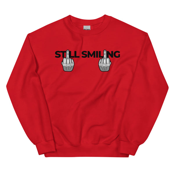 Sweatshirt - Still Smiling black ein Produkt von SCHIETKRAM