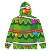 Zip-Hoodie Allover-Print - Weihnachten Tree two ein Produkt von SCHIETKRAM