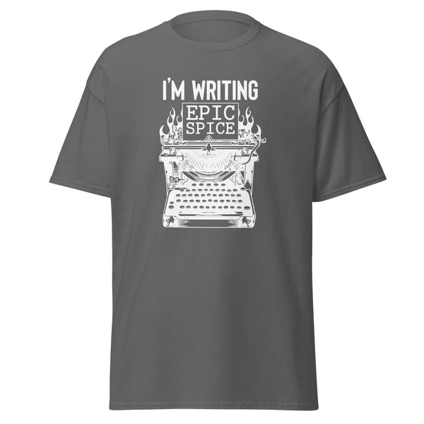 T-Shirt Classic - I'm writing epic spice white ein Produkt von SCHIETKRAM