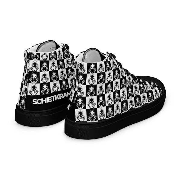 Canvas High-Top Sneaker - Chess dark ein Produkt von SCHIETKRAM