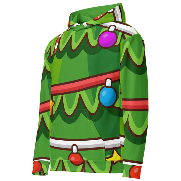 Allover Print Hoodie - Weihnachten Tree two ein Produkt von SCHIETKRAM