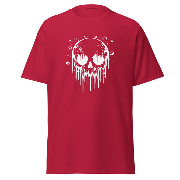 T-Shirt Classic - Melting Skull white ein Produkt von SCHIETKRAM
