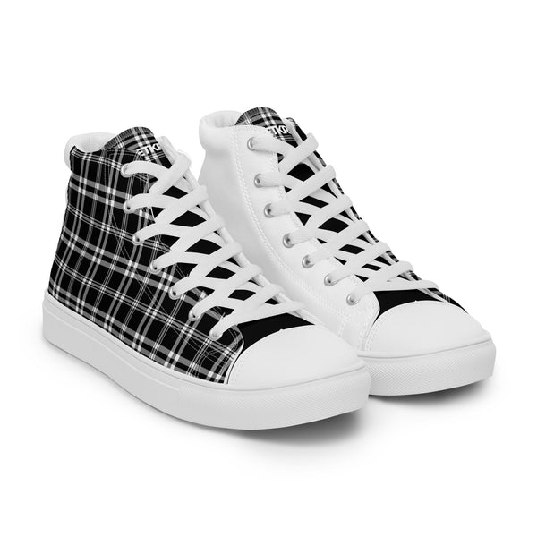 Canvas High-Top Sneaker - Karo white ein Produkt von SCHIETKRAM
