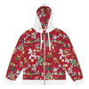 Zip-Hoodie Allover-Print - Crazy Christmas ein Produkt von SCHIETKRAM