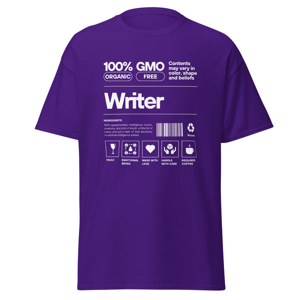 T-Shirt Classic - Writer white ein Produkt von SCHIETKRAM