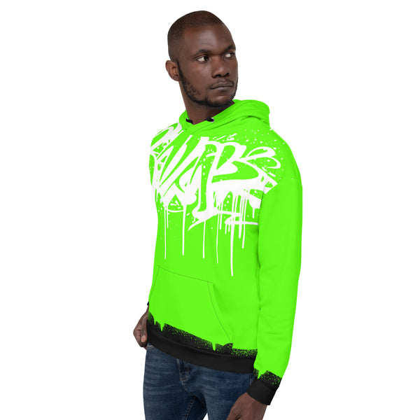 Allover Print Hoodie - Green Message ein Produkt von SCHIETKRAM